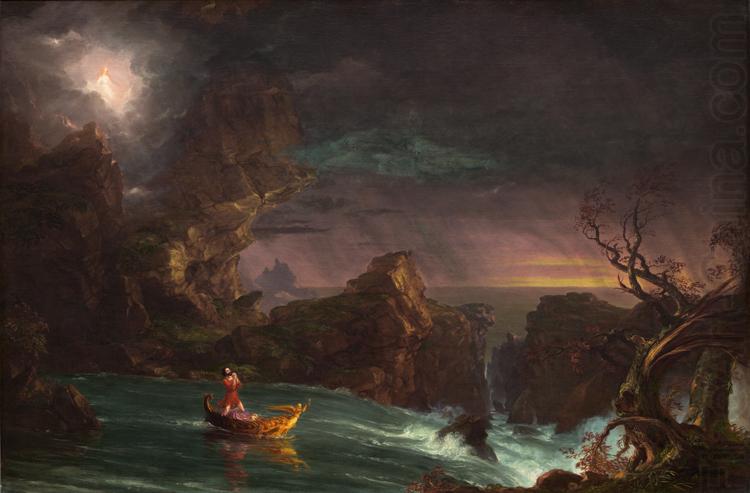 The Voyage of Life:Manhood (mk13), Thomas Cole